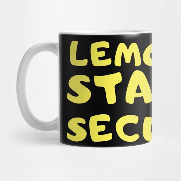 LEMONADE STAND SECURITY - FUNNY BUSINESS LEMONADE OWNER by Grun illustration 